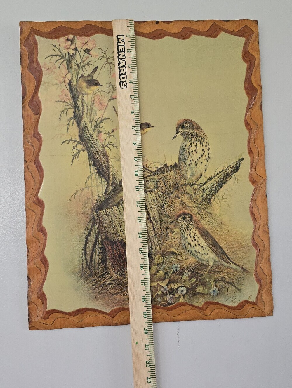 Vintage Woodland Songster print by Ruane Manning Art Birds Rustic Wood Decor Mcm - Picture 12 of 13